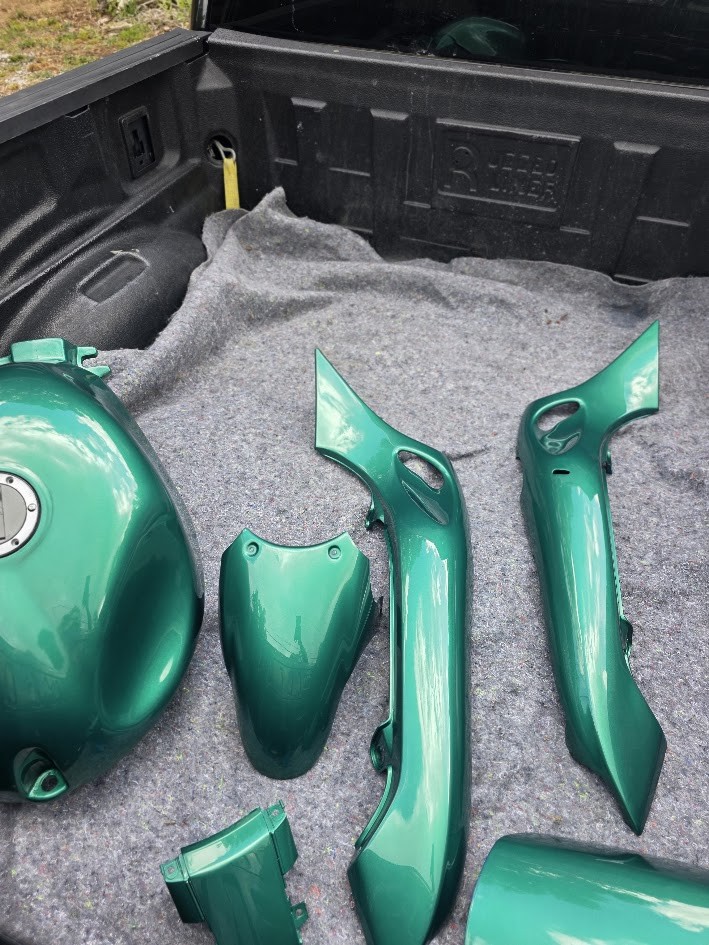 Green tank and body panels